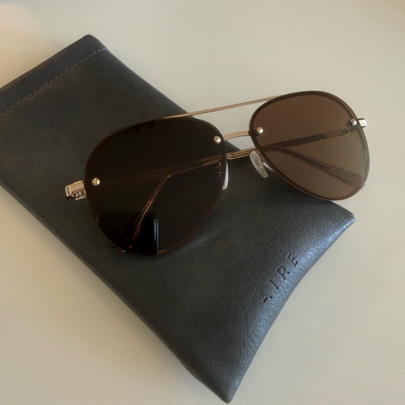 Aire Mirzam Aviator Sunglasses in Brown main image 9